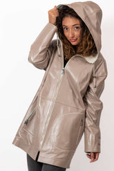 Women's leather jacket Zara